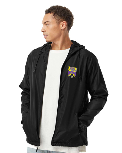 Lightweight Windbreaker Full-Zip Jacket