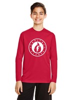 Capital Flames-Team 365 Youth Zone Performance Long-Sleeve T-Shirt