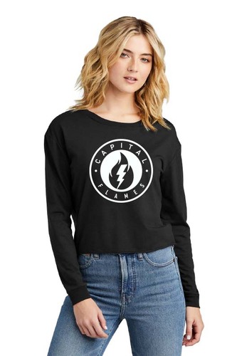 Capital Flame- District® Women's Perfect Tri® Midi Long Sleeve Tee